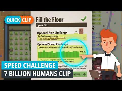 Fill the Floor Speed Challenge for 7 Billion Humans (Quick Clip)
