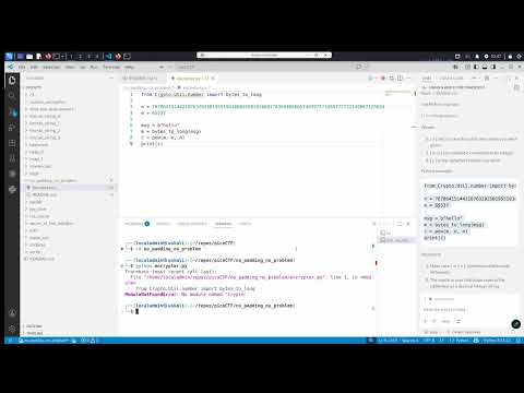 SaturdayMP Show 101: Solved picoCTF No Padding, No Problem Challenge