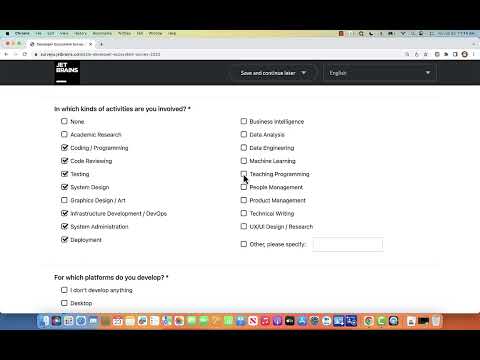 SaturdayMP Show #3: Filling out the JetBrains Developer Ecosystem Survey 2023